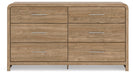 Gramburg Six Drawer Dresser - alternate view 5