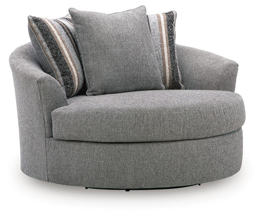 Creston Heights Oversized Swivel Accent Chair - alternate view 2