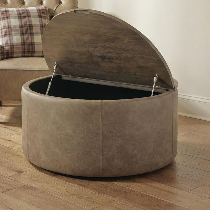 Bethanstone Storage Ottoman - alternate view 5