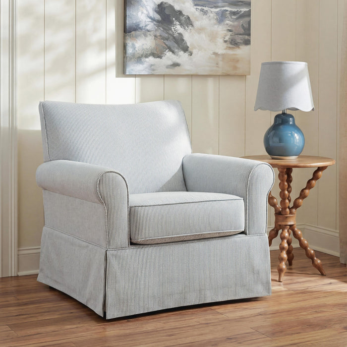 Searcy Swivel Glider Accent Chair - alternate view 3