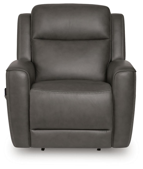 4Z-Tribano Power Lift Recliner - Gray - alternate view 5
