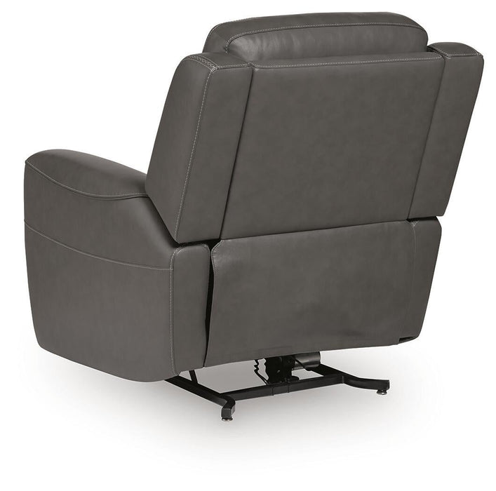 4Z-Tribano Power Lift Recliner - Gray - alternate view 7