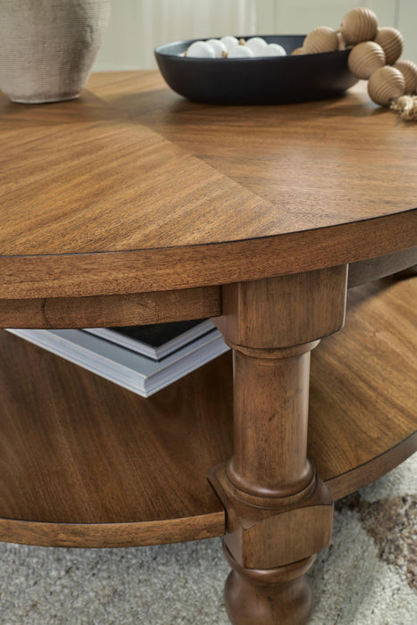 Chadworth Round Cocktail Table - alternate view 5