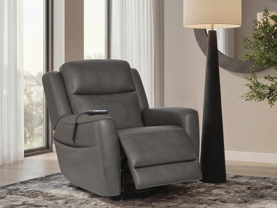 4Z-Tribano Power Lift Recliner - Gray - alternate view 8