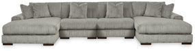 Lindyn 4-Piece Sectional with Double Chaise