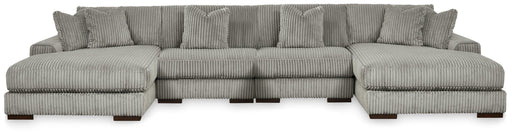 Lindyn 4-Piece Sectional with Double Chaise