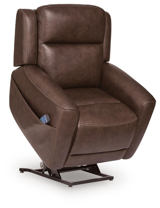 4Z-Tribano Power Lift Recliner - Espresso - alternate view 4