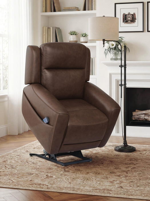 4Z-Tribano Power Lift Recliner - Espresso - alternate view 9