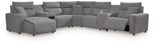 Modmax II 7-Piece Power Reclining Sectional with Chaise and Audio Console