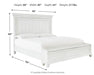Kanwyn Queen Panel Bed with Storage Bench, Dresser and Mirror - alternate view 4