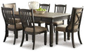 Tyler Creek Dining Table and 6 Chairs - alternate view 3