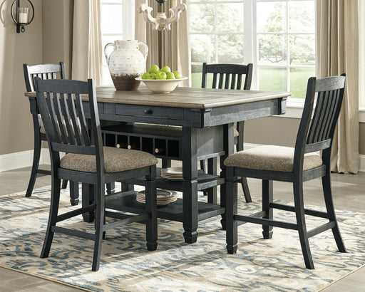 Tyler Creek Counter Height Dining Table and 4 Barstools - alternate view 2