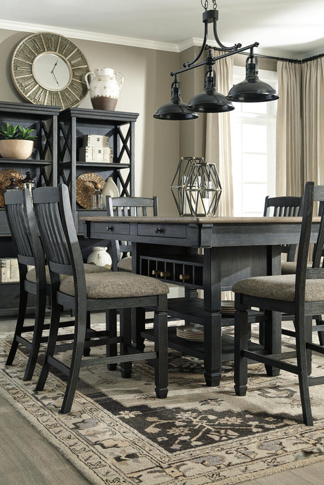 Tyler Creek Counter Height Dining Table and 4 Barstools - alternate view 8