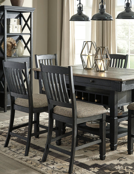 Tyler Creek Counter Height Dining Table and 4 Barstools - alternate view 7