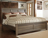 Juararo King Panel Bed with Mirrored Dresser - alternate view 5