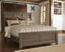 Juararo Queen Panel Bed with Mirrored Dresser, Chest and Nightstand - alternate view 4