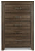 Juararo California King Panel Bed with Mirrored Dresser, Chest and Nightstand - alternate view 9