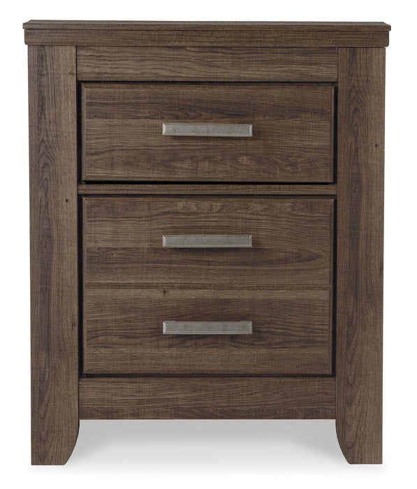 Juararo Queen Panel Headboard Bed with Mirrored Dresser, Chest and Nightstand - alternate view 8