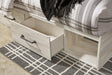 Cambeck King Panel Bed with 4 Storage Drawers with Mirrored Dresser, Chest and Nightstand - alternate view 7