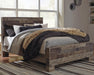 Derekson Queen Panel Bed with Mirrored Dresser - alternate view 4