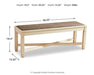 Bolanburg Dining Table and 2 Chairs and 2 Benches - alternate view 16