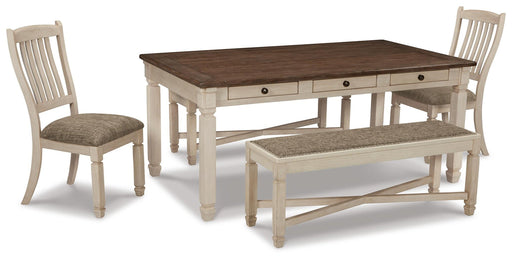 Bolanburg Dining Table and 2 Chairs and 2 Benches - alternate view 2