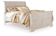 Willowton Queen Sleigh Bed with Mirrored Dresser, Chest and Nightstand - alternate view 5