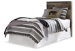 Derekson Twin Panel Headboard Bed with Mirrored Dresser, Chest and Nightstand - alternate view 3