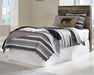Derekson Twin Panel Headboard Bed with Mirrored Dresser, Chest and Nightstand - alternate view 7