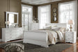 Anarasia Queen Sleigh Bed with Mirrored Dresser, Chest and Nightstand - alternate view 2