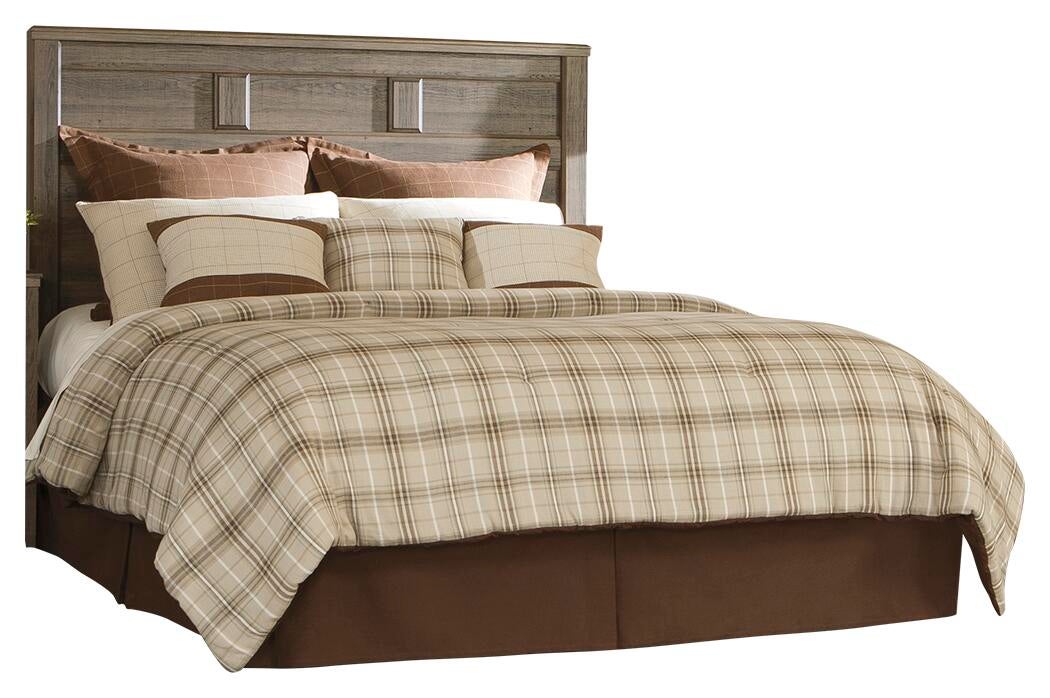 Juararo King/California King Panel Headboard Bed with Mirrored Dresser - alternate view 5