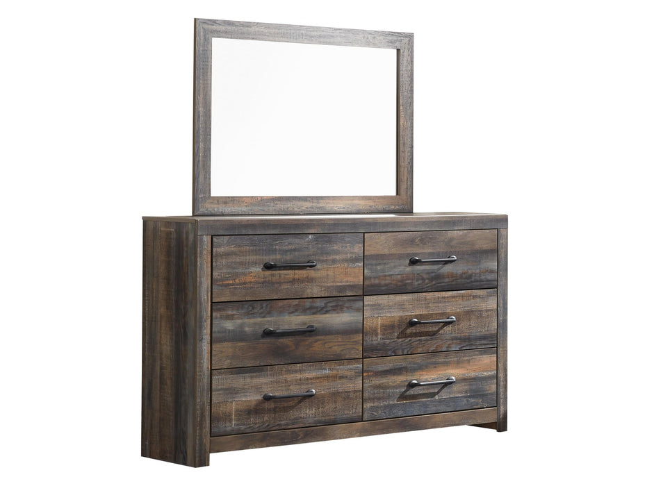 Drystan Queen Bookcase Bed with 4 Storage Drawers, Dresser, Mirror, Chest and Nightstand - alternate view 7