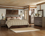 Juararo King/California King Panel Headboard Bed with Mirrored Dresser, Chest and Nightstand - alternate view 2