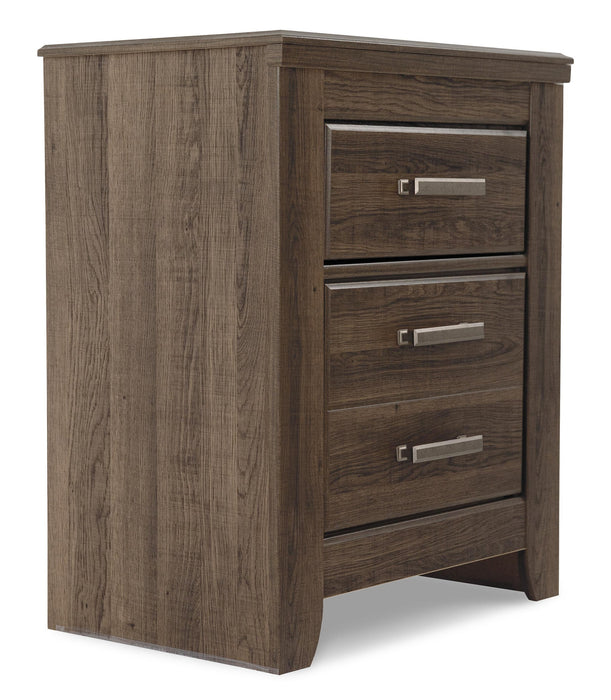 Juararo King/California King Panel Headboard Bed with Mirrored Dresser, Chest and Nightstand - alternate view 8