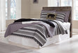 Derekson Full Panel Headboard Bed with Mirrored Dresser, Chest and Nightstand - alternate view 7