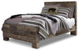 Derekson Full Panel Bed with Mirrored Dresser, Chest and Nightstand - alternate view 3