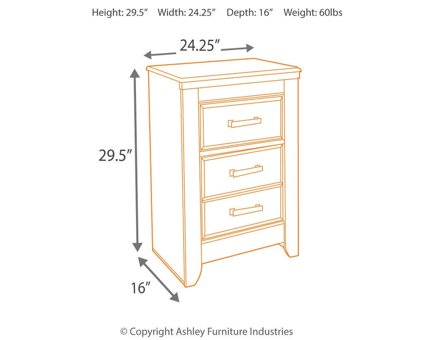 Juararo King Panel Bed with Mirrored Dresser, Chest and Nightstand - alternate view 9