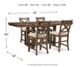 Moriville Counter Height Dining Table and 4 Barstools - alternate view 6