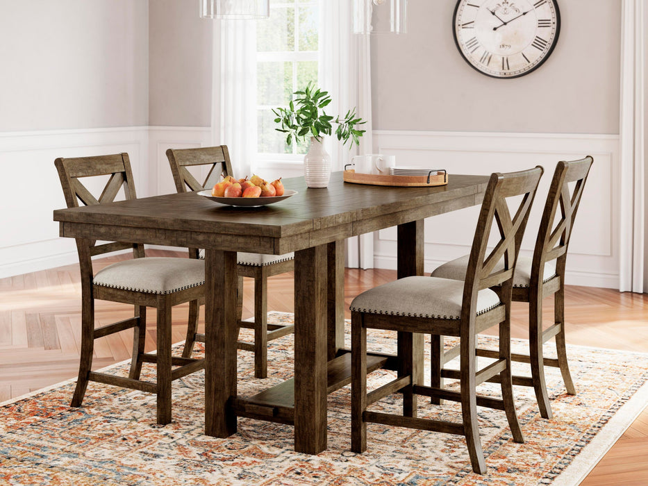 Moriville Counter Height Dining Table and 4 Barstools - alternate view 2