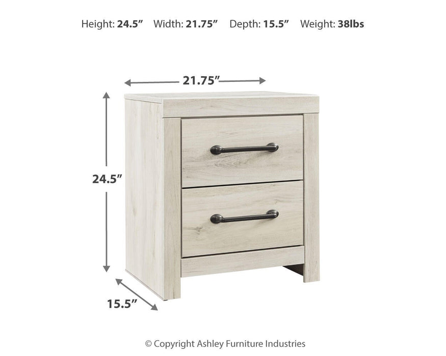 Cambeck Twin Panel Bed with Mirrored Dresser, Chest and Nightstand - alternate view 13