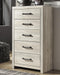 Cambeck Twin Panel Bed with Mirrored Dresser, Chest and Nightstand - alternate view 9