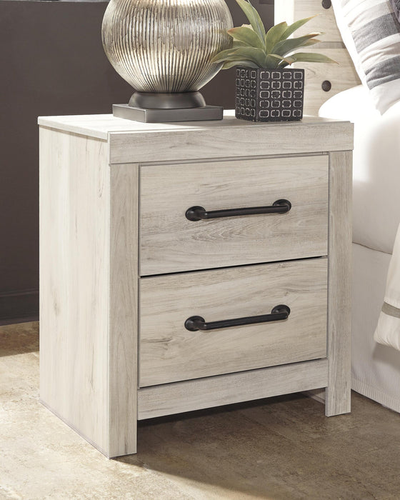 Cambeck Twin Panel Bed with Mirrored Dresser, Chest and Nightstand - alternate view 10