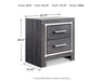 Lodanna Queen Panel Bed with 2 Storage Drawers with Mirrored Dresser, Chest and Nightstand - alternate view 7