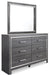 Lodanna Queen Panel Bed with 2 Storage Drawers with Mirrored Dresser, Chest and Nightstand - alternate view 4