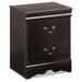 Huey Vineyard Full Sleigh Bed with Mirrored Dresser, Chest and Nightstand - alternate view 6
