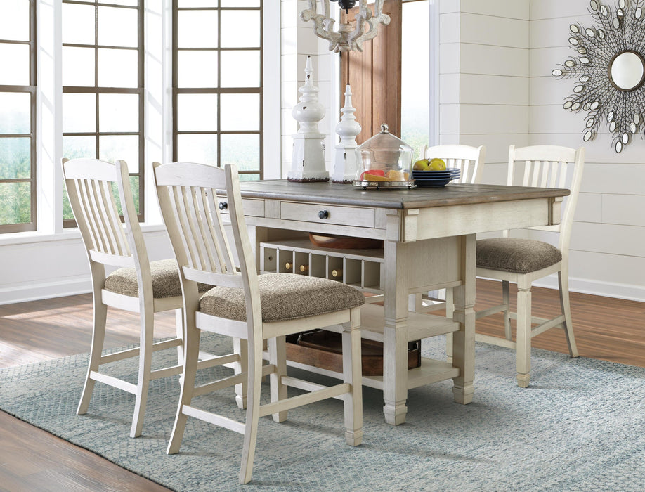 Bolanburg Counter Height Dining Table and 4 Barstools - alternate view 2