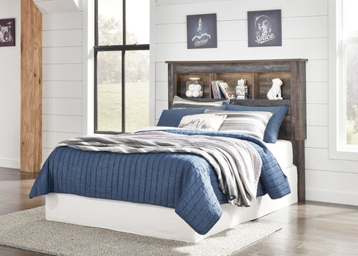 Drystan Full Bookcase Headboard, Dresser, Mirror, Chest and Nightstand - alternate view 2