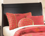 Huey Vineyard Twin Sleigh Headboard Bed with Mirrored Dresser, Chest and Nightstand - alternate view 6