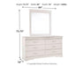 Anarasia Full Sleigh Headboard, Dresser and Mirror - alternate view 5