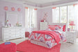 Anarasia Full Sleigh Headboard, Dresser and Mirror - alternate view 4